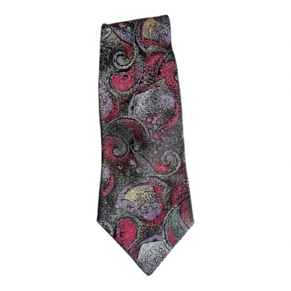 MISSONI men's silk neck tie made in Italy